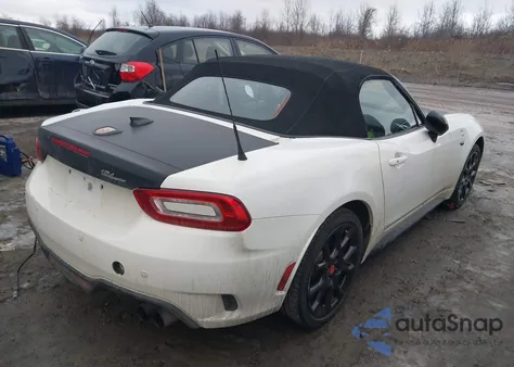 2020 Fiat 124 Spider Abarth from USA, damaged, VIN JC1NFAEK8L0145499